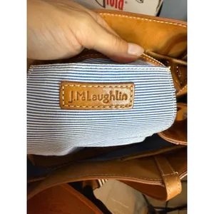 J.McLaughlin Dahna Tan Leather Tote Bag thumbnail 14