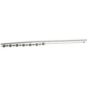 Turquoise Silver Color Vintage Carved‎ Flower Style, Waist Chain Belt thumbnail 9