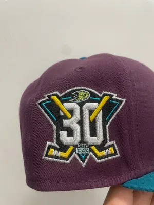 Myfitteds Anaheim Ducks 30th anniversary patch size 7 1/4 brand new sold out thumbnail 4