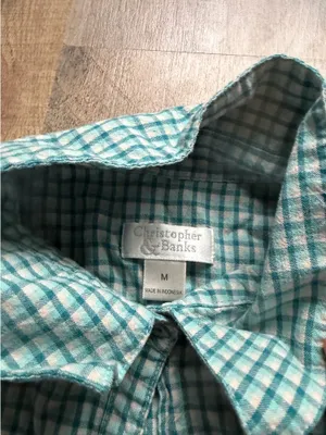 Vintage button up Green Size M thumbnail 3