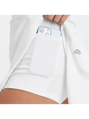 Fabletics White Flounce Skirt with Built In Shorts Size Small thumbnail 2