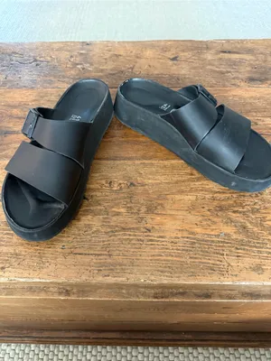 Papillio by Birkenstok Black Buckle Strap Sandals Size 41/10.5 thumbnail 5