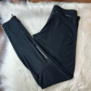 Nike Black Tech 2 Running Long Tights Leggings Size Small thumbnail 1