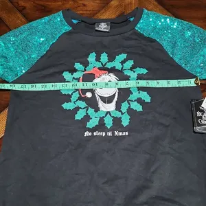 NWT Nightmare Before Christmas Disney long sleeve t shirt‎ fits like a Small thumbnail 6