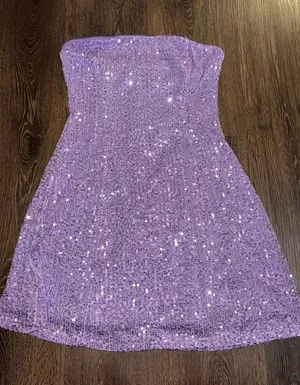 Purple mini dress  thumbnail 1