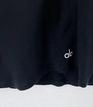 Alo Yoga Goddess Ribbed Cropped Tank Racerback thumbnail 4