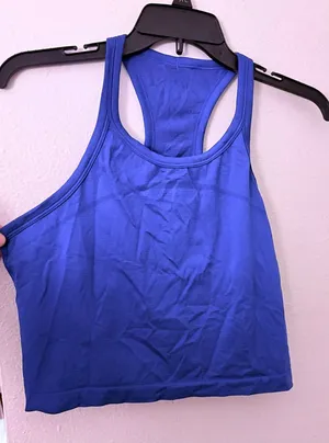 lululemon athletica Royal Blue Racerback Tank Top thumbnail 1