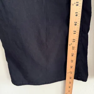 Maeve Anthropologie The‎ Junie Jean Black Wide Leg Petite Pants 27P thumbnail 15