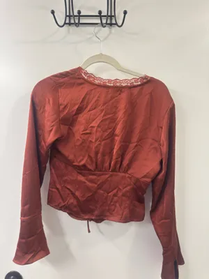 Princess Polly Hunton Long Sleeve Top Brown thumbnail 5