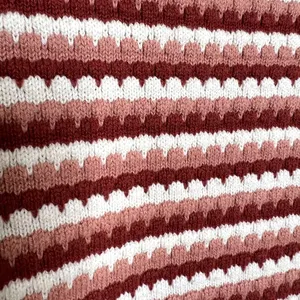 Croft & Barrow Pink Knit Striped Crewneck Sweater thumbnail 6