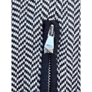 Lauren Ralph Lauren XL Full Zip Grandpacore Cardigan Sweater Chevron Cotton‎ thumbnail 3