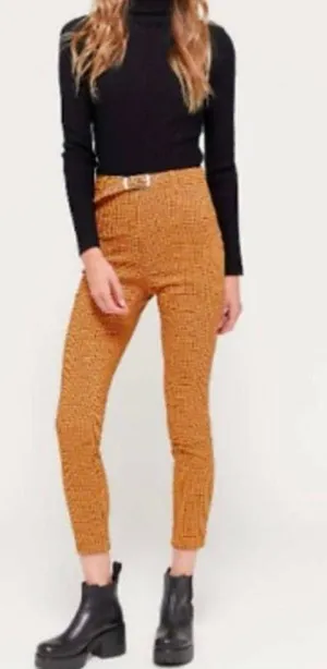 Urban Outfitters Straight legged patterned pants - BELT NOT INCLUDED thumbnail 1