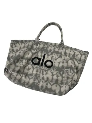 Iconic Shopper Tote , Grey tie-dye pattern Tota Pilates & Yoga Bag ALO Yoga Nwt thumbnail 10