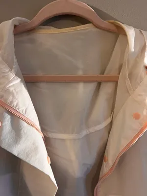 Fabletics White & Pink Windbreaker Jacket thumbnail 7