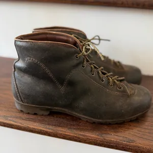 Vibram Women's Rocciablock Brown Leather Lace Up Ankle Hiking Outdoor Boots 7.5 thumbnail 2
