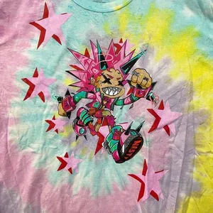 Rico Nasty Time Flies Animated Souncloud Rap Tie Dye XL thumbnail 2