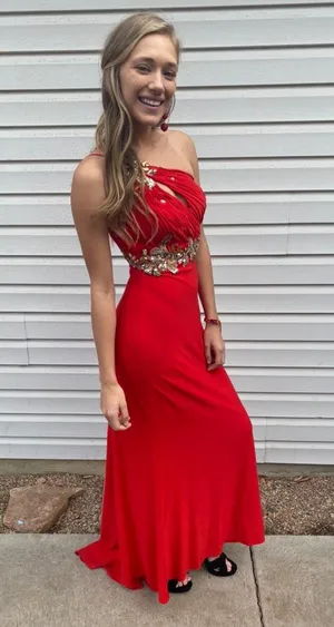 Boutique Formal Floor length Sparkly Dress thumbnail 1