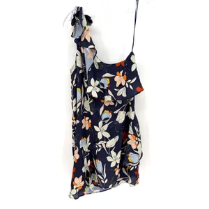 Parker Moon Dance Shift Dress Womens M Navy Floral Boho Romantic Feminine Party thumbnail 9