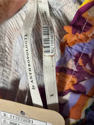 Anthropologie Multicolor Swirl-Print V-Neck Tiered Maxi Dress thumbnail 8