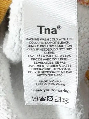 ARITZIA TNA The Cozy Fleece Mega Kangaroo Pocket Hoodie Pullover Size Small thumbnail 4