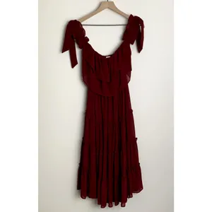 Misa Los Angeles X REVOLVE Micaela Dress Burgundy Womens Medium thumbnail 3