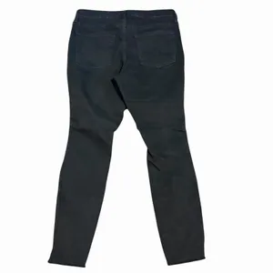 Universal Thread Women's Black Jeans Size 10 Mid Rise Skinny Distressed Raw Hem thumbnail 3