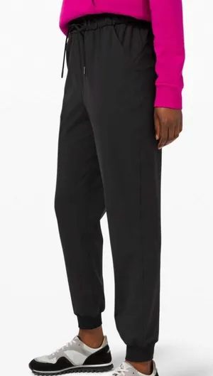 Lululemon Keep Moving Jogger Black Luxtreme Stretch High Rise 4 Travel‎ Commute thumbnail 1