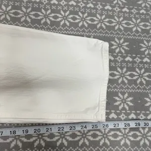 Abercrombie & Fitch Curve Love The Ankle‎ Straight Ultra High Rise White 34/18 thumbnail 12