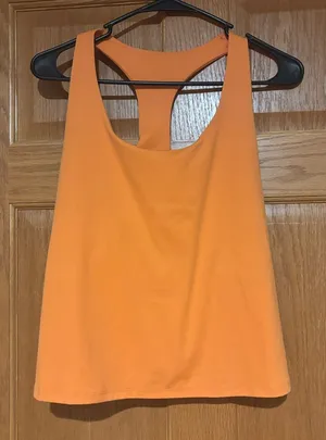 Old Navy Bright Orange Women's Active Tank Top thumbnail 1
