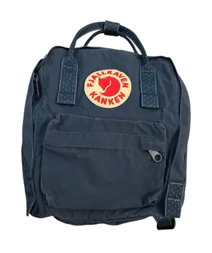 Fjallraven Kanken Mini Backpack Blue Vinylon F Travel Bag thumbnail 1