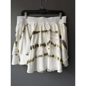 Lululemon White Tie-Dye Athletic Skort with Inner Shorts thumbnail 9