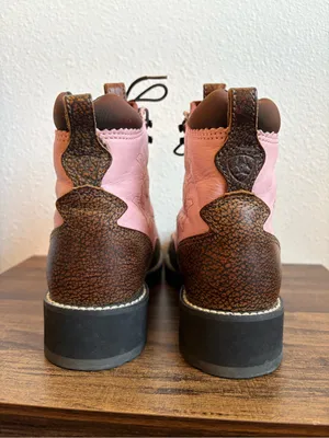 Ariat Women’s Probably Lace Up Round Toe Boots thumbnail 4