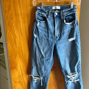 Abercrombie & Fitch Ankle Straight Ultra High Rise 2r thumbnail 3