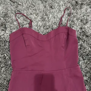 Abercrombie & Fitch Camille Midi Dress in Dark Purple, Size M​​ thumbnail 3