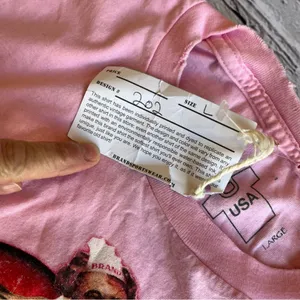VTG Y2K Hell’s Kitchen Chicago Illinois Pink Womens Large Tshirt NWT NEW Retro thumbnail 3