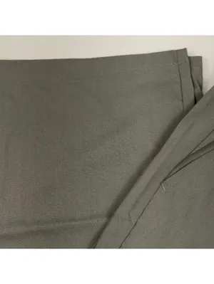 Women’s Olive Green Linen Blend Wide Leg Pull On Pants Medium 29x28 thumbnail 3