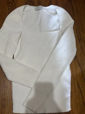 Aritzia Sculpt Knit Babaton Square Neck Top thumbnail 1