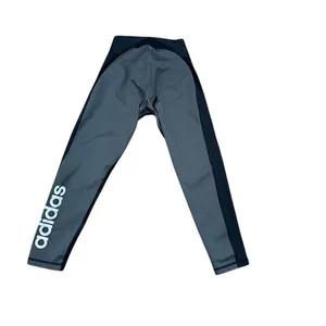 Adidas Aeroready High-Waist‎ Performance Leggings with Logo Detail gray/black thumbnail 4