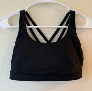 Lululemon Energy Sport Bra Womens 8 B-D Cups Black Breathable Yoga & Training thumbnail 1