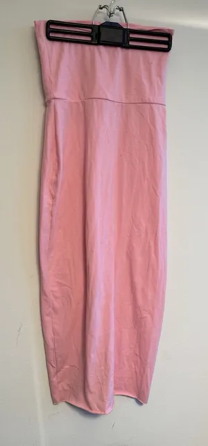 Skims Cotton  Foldover‎ Skirt Size Medium Pink Flaw Cut Hem thumbnail 1