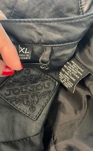 Faux Leather Jacket Size L thumbnail 7