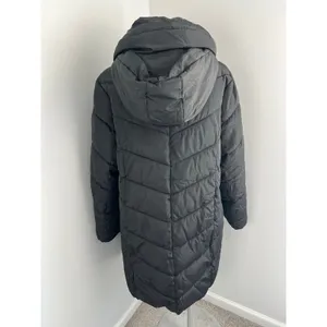 Madden Girl Black Long Hooded Puffer Winter Coat 2XL thumbnail 3