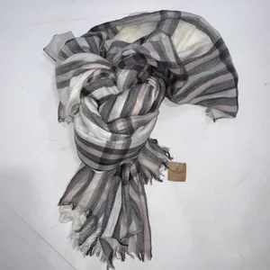 American Eagle Outfitters Scarf Black White Plaid Oversized Acrylic Scarf‎ NWT thumbnail 3