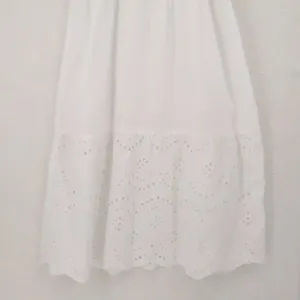 Goa Beachwear by Japna White Eyelet Maxi Dress Womens Size S Cotton Boho Cottage thumbnail 2