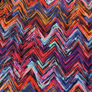 Torrid Colorful Chevron Smocked Strapless‎ Off Shoulder Maxi Dress Size 1X thumbnail 6