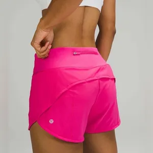 Lululemon speed up 4’ Hot pink shorts thumbnail 2