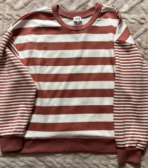Women’s striped pullover BKE by Buckle Sweater thumbnail 1