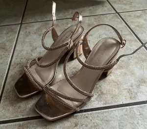 Rose Gold Heels Size 7.5 thumbnail 1