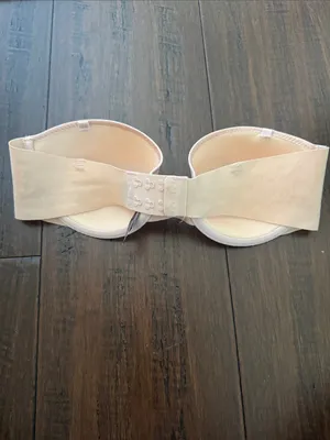 Victoria's Secret Strapless Light Pink Shimmery Bra thumbnail 5