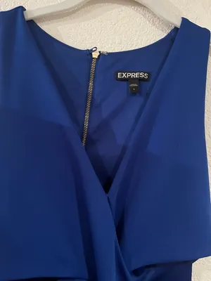 Blue Cut Out Dress thumbnail 4
